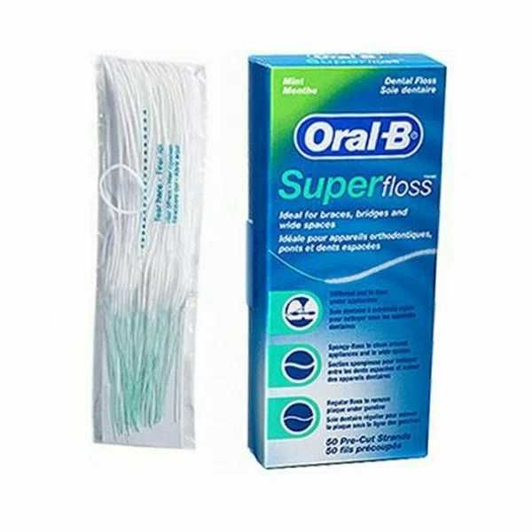 Зубная нить Oral-B Super Floss, 50 нитей