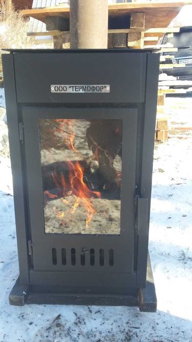 Печь длительного горения, дровяная