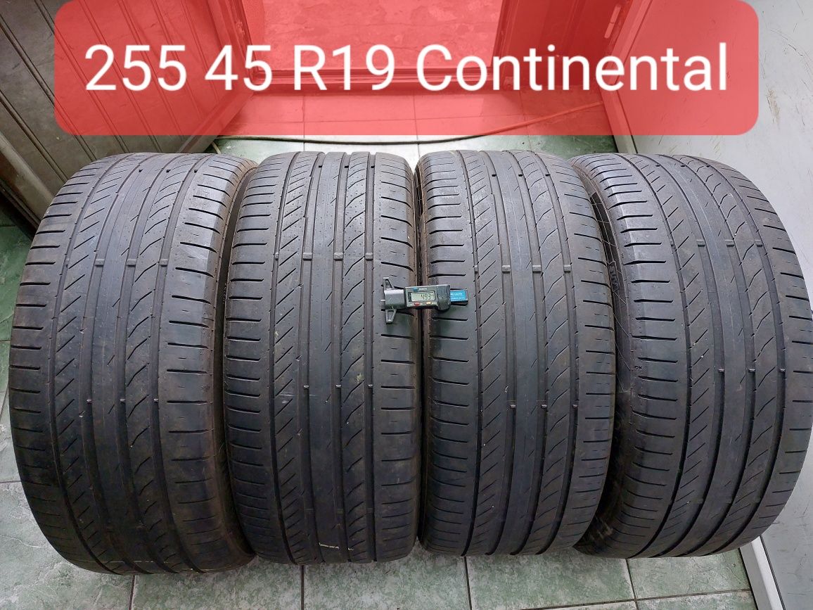 4 anvelope 255/45 R19 Continental de vara