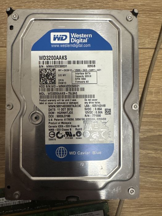 Hdd Western Digital 320 GB