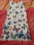 Rochie broderie motiv floral fetițe