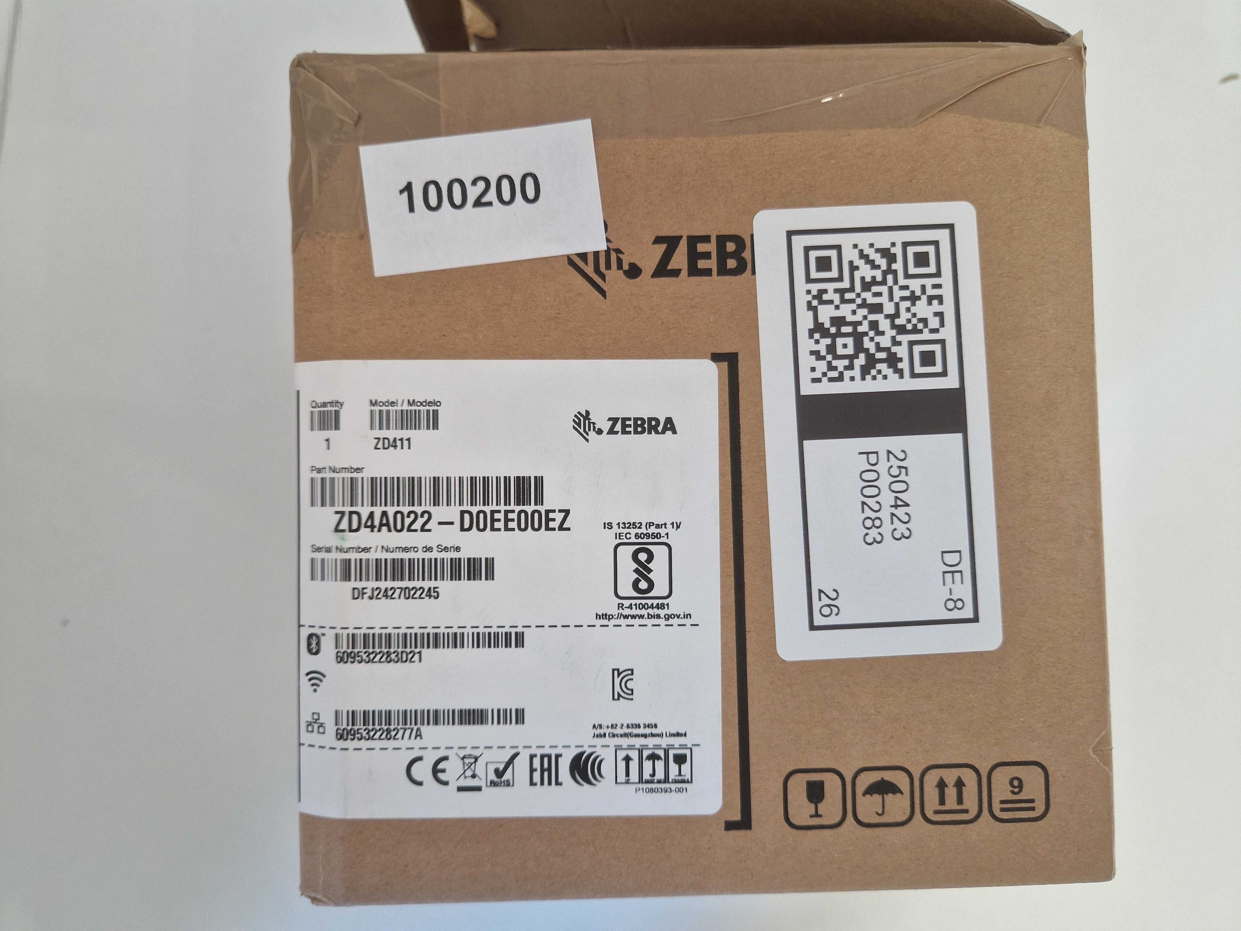 Zebra ZD411 label printer Direct thermal 203 x 203 DPI 152 mm/sec