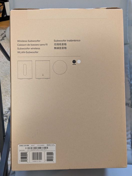 Sonos Sub mini black impecabil