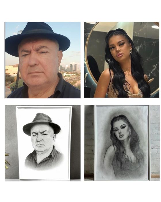 Tablouri personalizate în creion