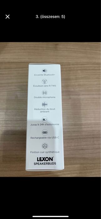 Castii cu boxa bluetooth lexon speaker 2in1