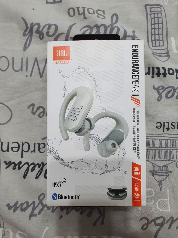 Căști JBL Endurance Peak II noi, în garanție