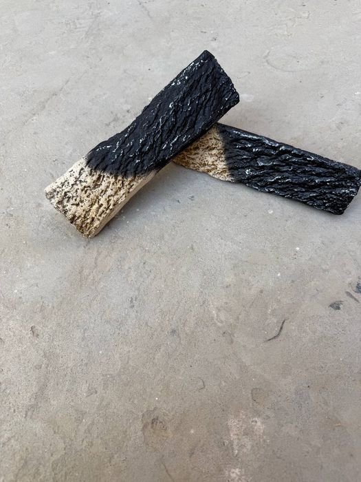 Декоративные керамические дрова для камина