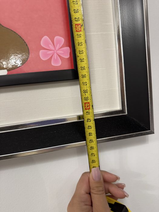 Голяма декоративна картина – триптих с вази и цветя - 106×45 см.