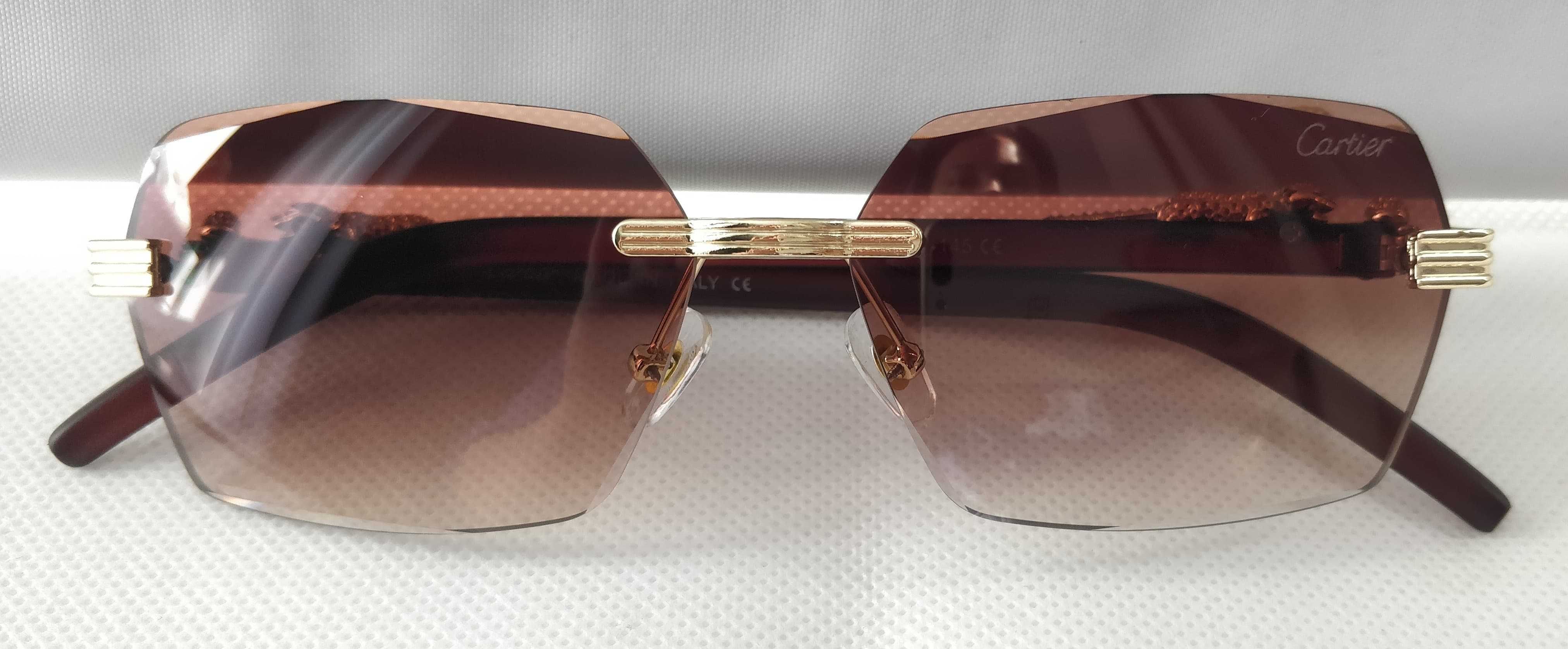 Ochelari de soare Cartier model 4 Brown Gradient