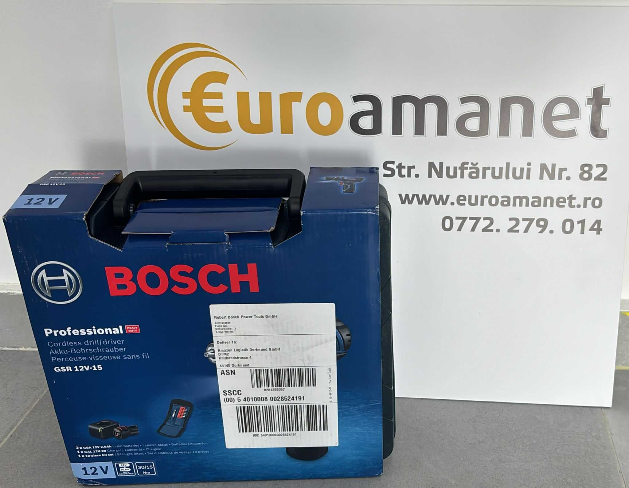 Masina de gaurit/insurubat Bosch Profesional GSR 12V-15 -N2-