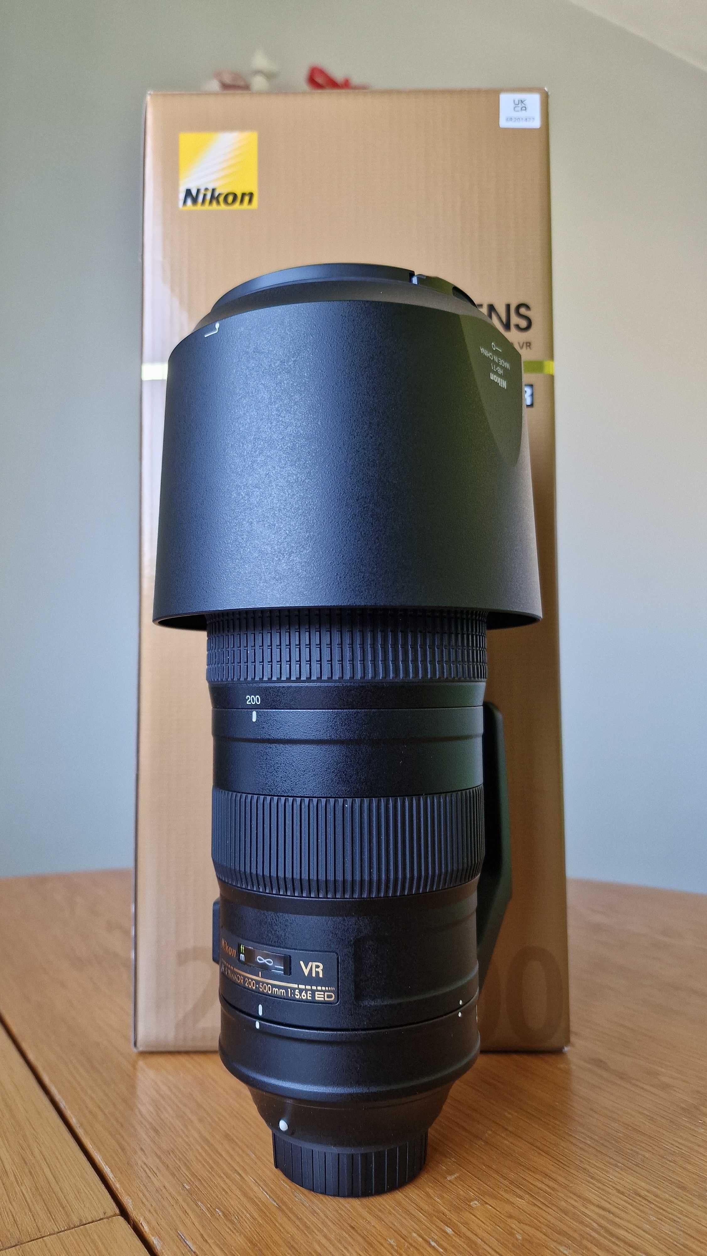 Обектив Nikkor 200-500VR