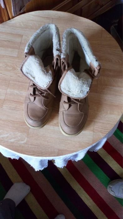 Зимни боти естествена кожа