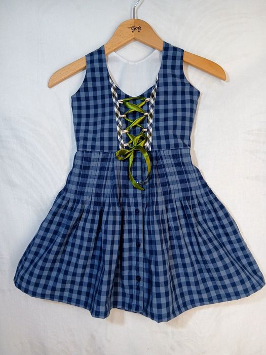 Dirndl fetițe Nr.116-122 cm  6-7 ani Rochie bavareza Sarafan tirolez