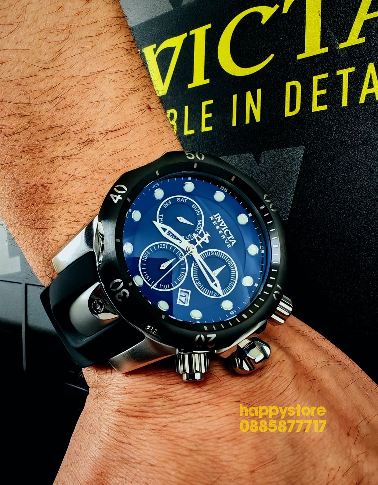 часовник INVICTA Reserve-Venom 54 mm, Инвикта нов