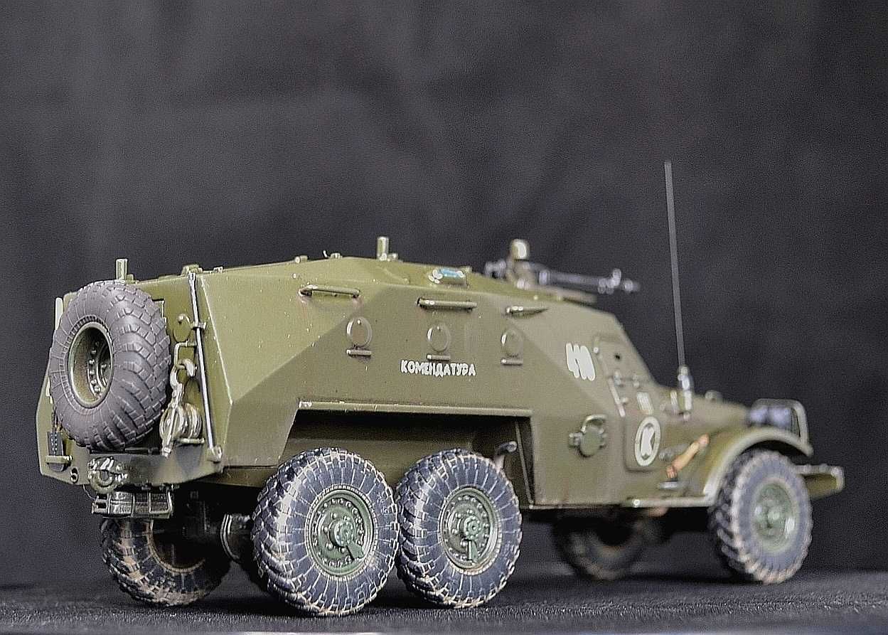 Сборная модель бронетранспортёр БТР-152К в масштабе 1:43 / AVD models