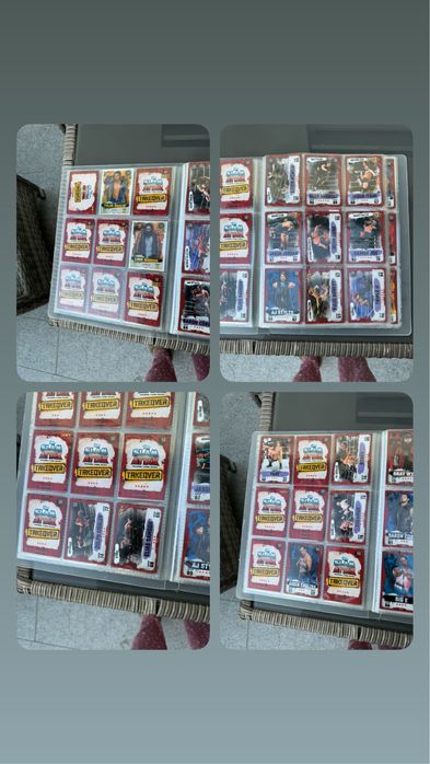 Colectie Carduri Slam Attax WWE peste 130 carti