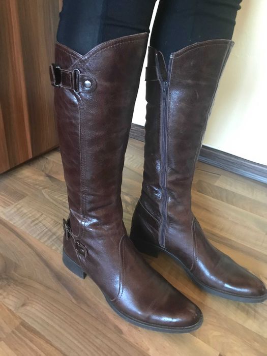 Зимни обувки естестена кожа бианки като нови, всички по 20лв