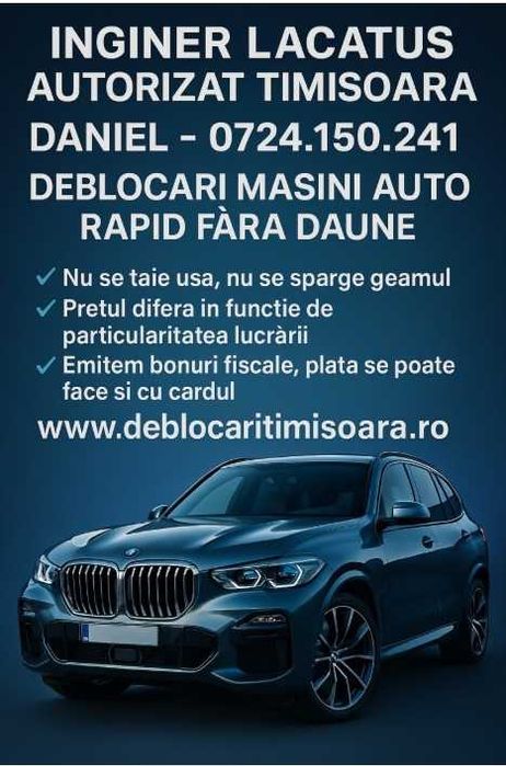 Lacatus Deblocari Usi Timisoara Rapid Fara Distrugere