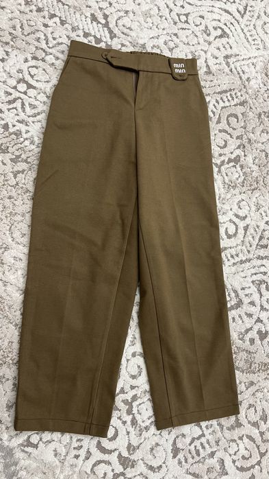 Брюки теплые, прямые