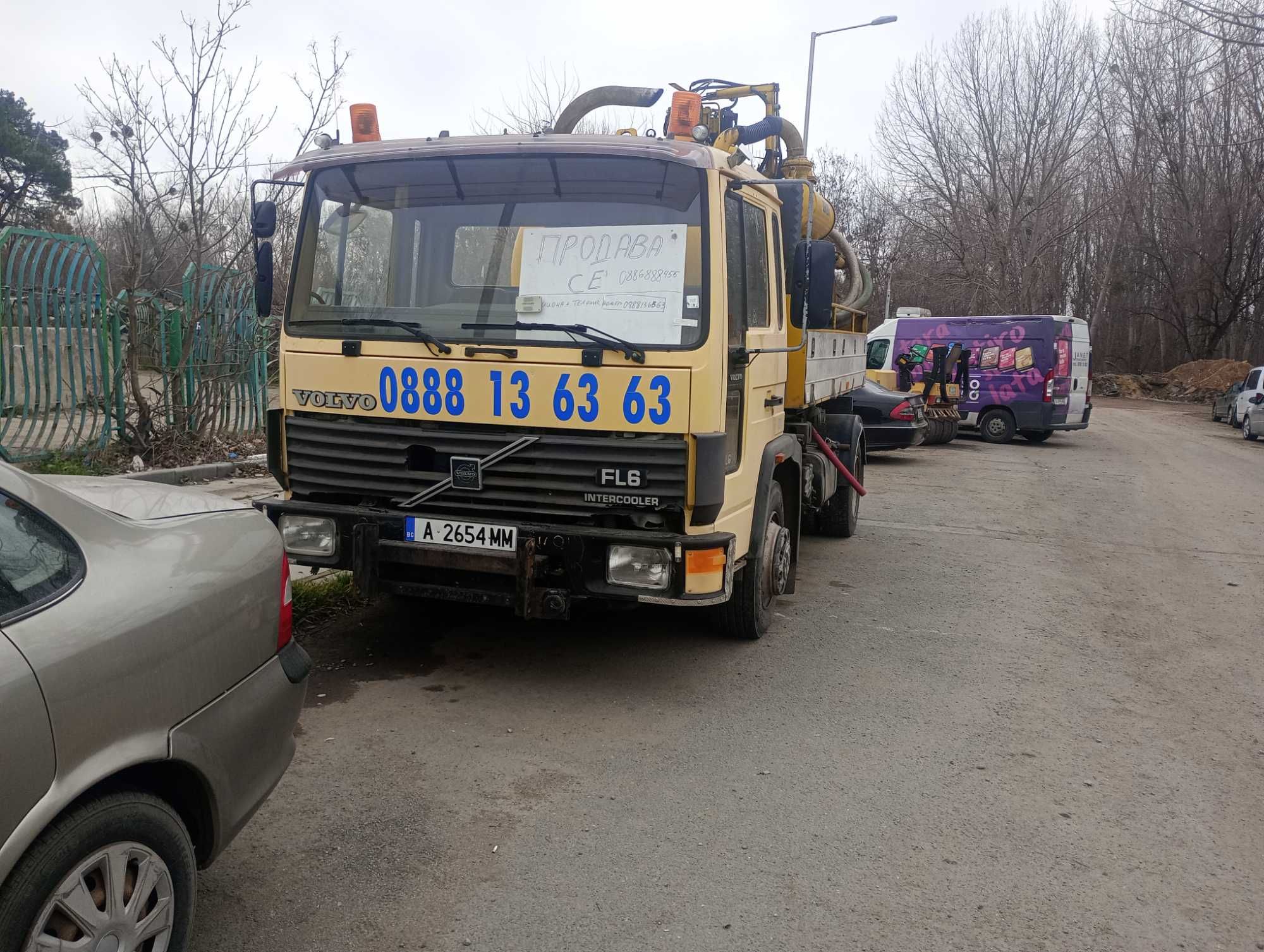 Volvo FL6 фекалка/вома