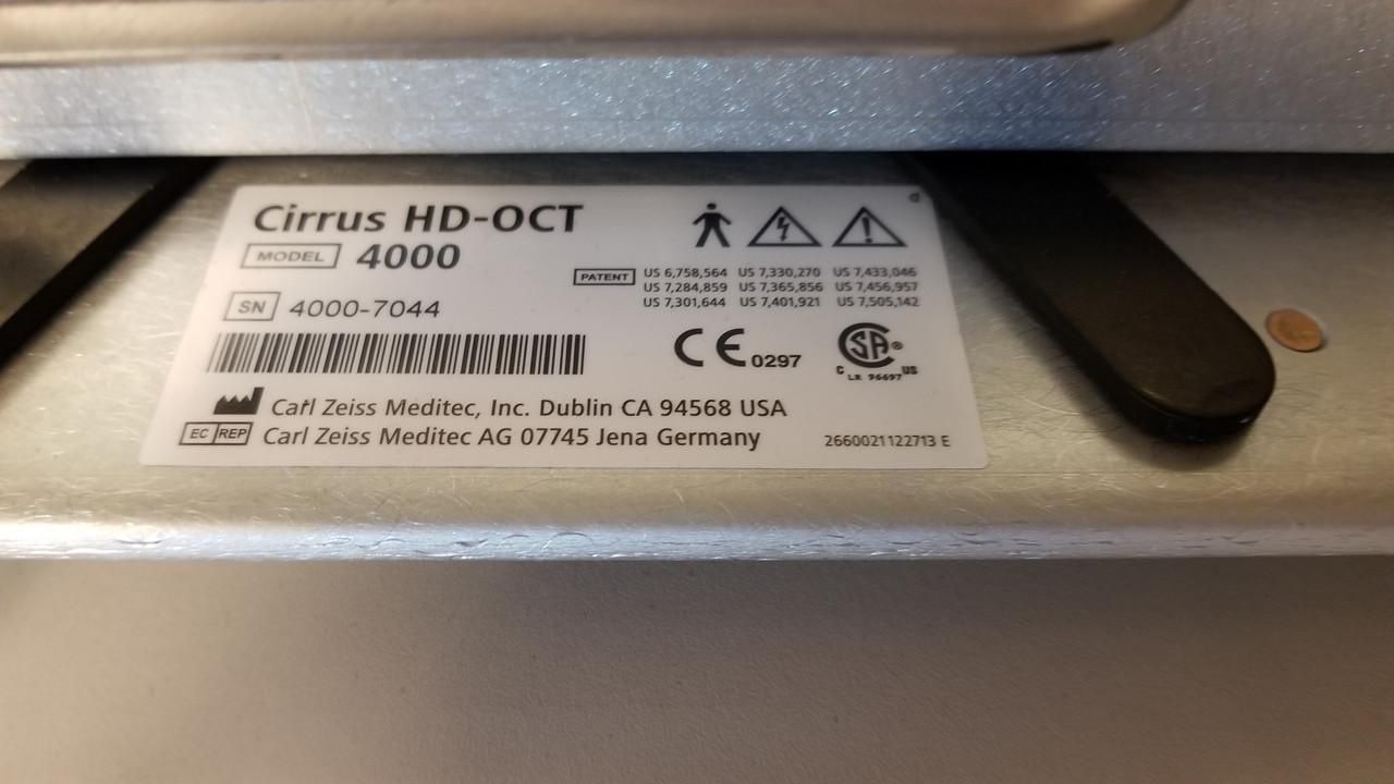 Оптический когерентный Zeiss Cirrus HD OCT 4000