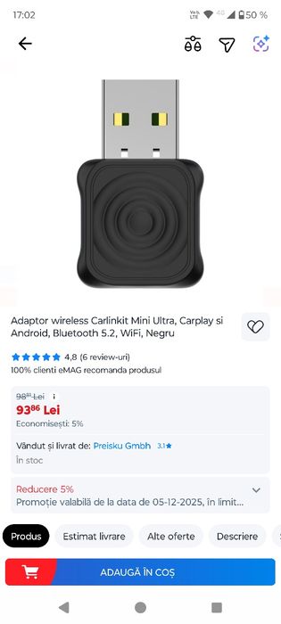 De vânzare adaptor wireless carplay