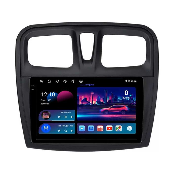 Navigatie Dedicata Dacia Logan (2012-2020), 9Inch, Bluetooth, Carplay