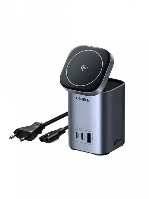 Ugreen 65W GaN Qi2 — Универсальная Зарядка 4-в-1. Есть доставка