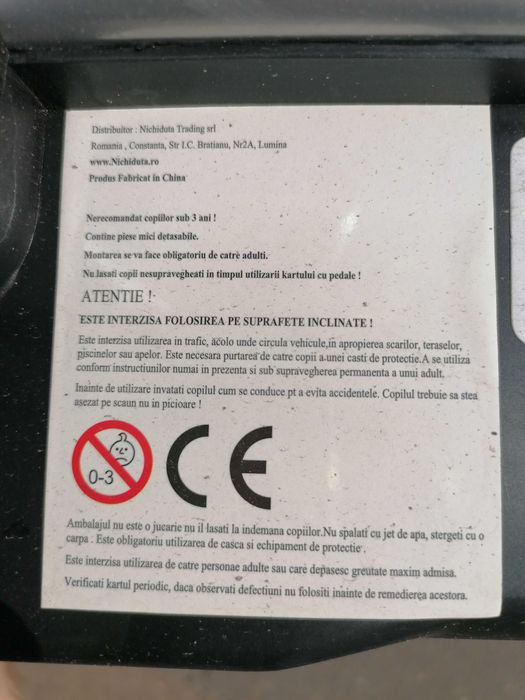 Kart cu pedale pentru copii 5-12 ani max 50 kg