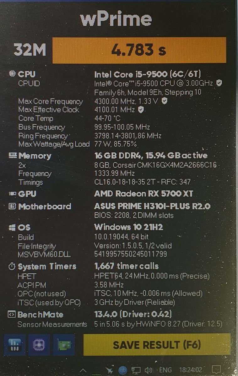 Unitate PC portabila, configurabila, i5-9500, 16gb ram, RX 5700xt 8gb
