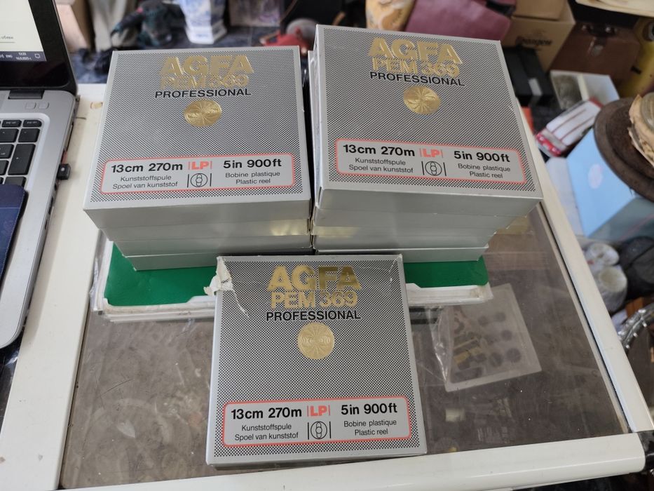 Нови ролки за магнетофон agfa pem 369 professional
