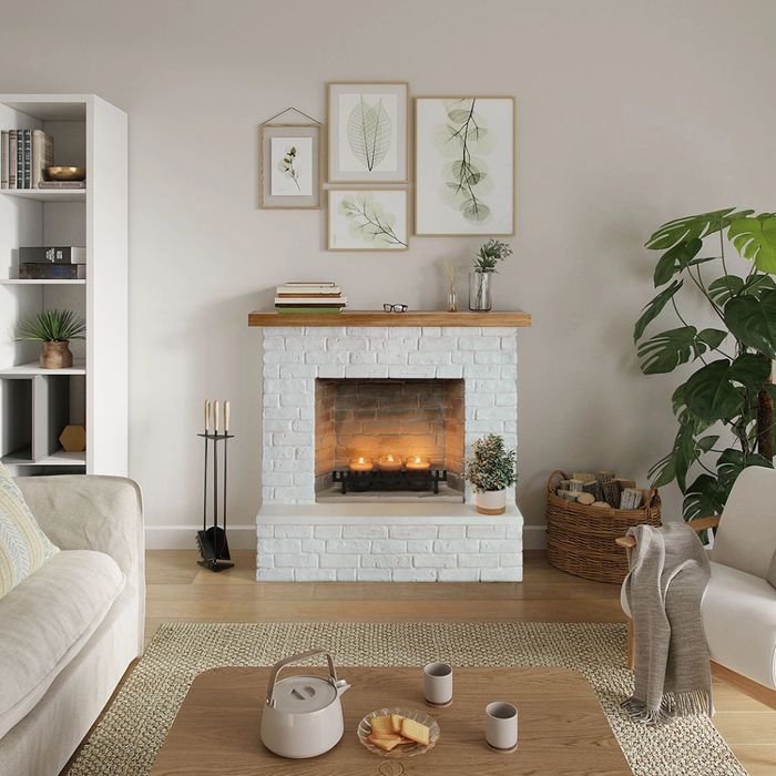 Rolf White semineu cu Lumanari ZenFlame