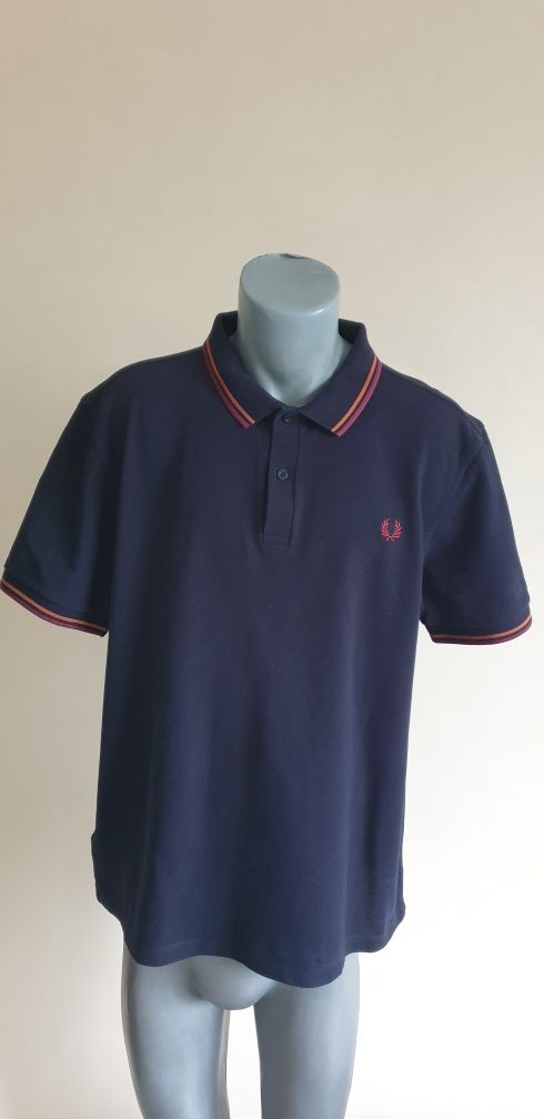 Fred Perry Pique Cotton Mens Size 2XL НОВО! ОРИГИНАЛ!  Мъжка Тениска!