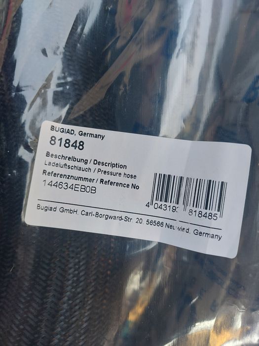 Furtun aer supralimentare Nissan Qashqai