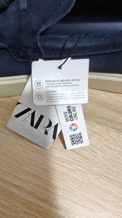 Мужские лоферы ZARA из натуральной замши, новые, 44 р.