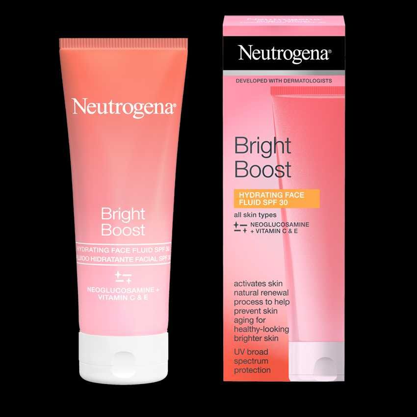 NEUTROGENA.Exfoliant Bright Boost,Gel de zi SPF30 
Ser Iluminating