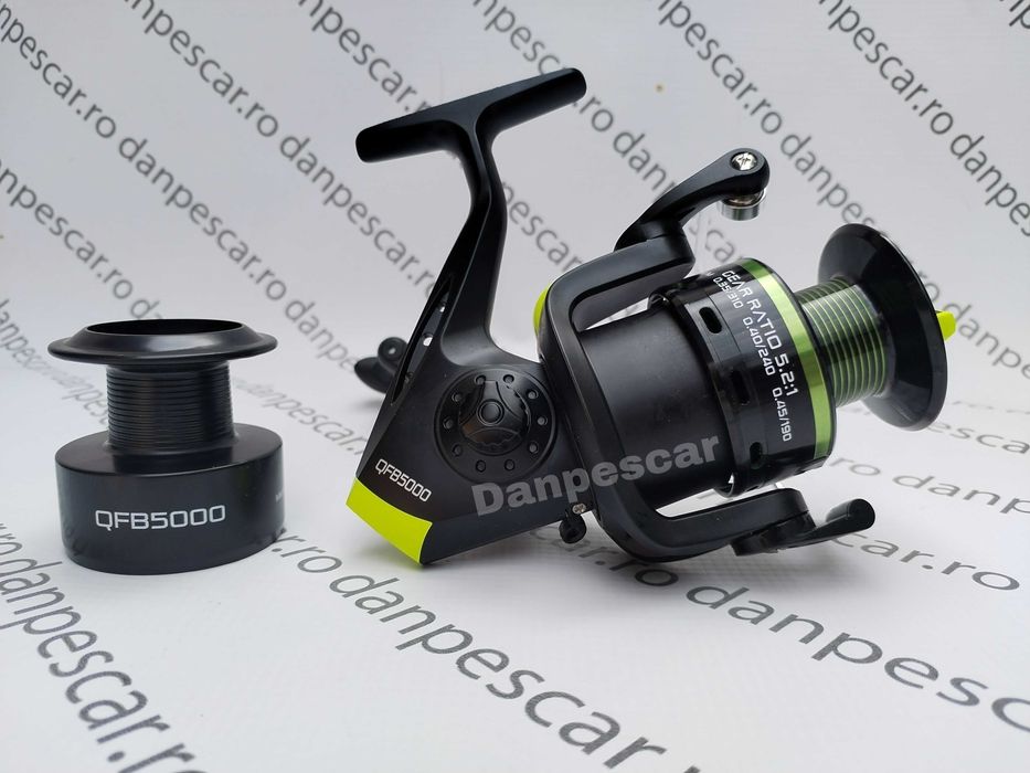 SET 4 Mulinete FL QFB5000 6 rulmenti pentru crap DIVERSE CULORI