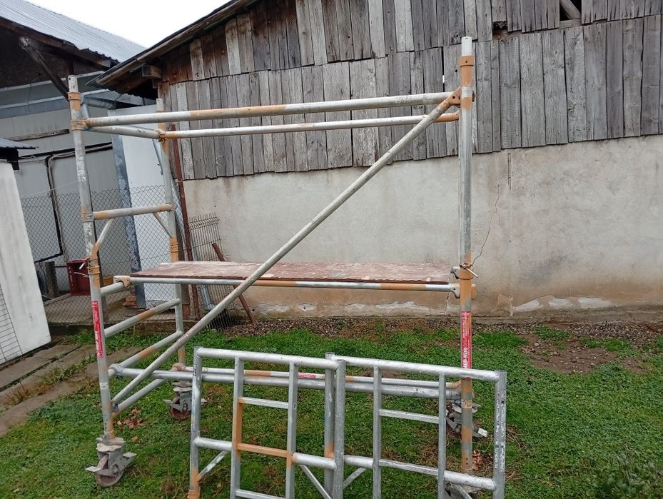 Schela aluminiu cu  roti