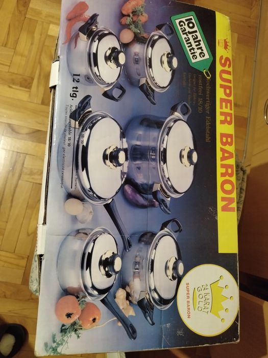 Комплект от 12 части от висококачествена стомана