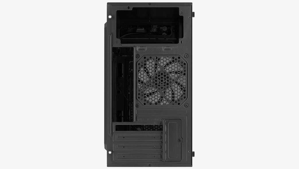 AeroCool кутия Case mATX - CS-107-A-BK-v2 - 3 fans included