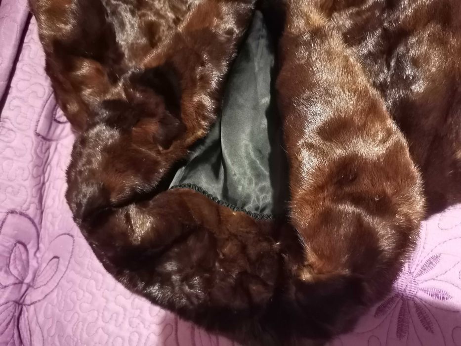 Haină blană naturală nurcă