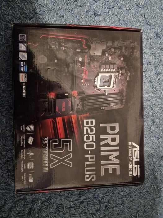 placa de baza asus prime b250 plus + i5 7600k