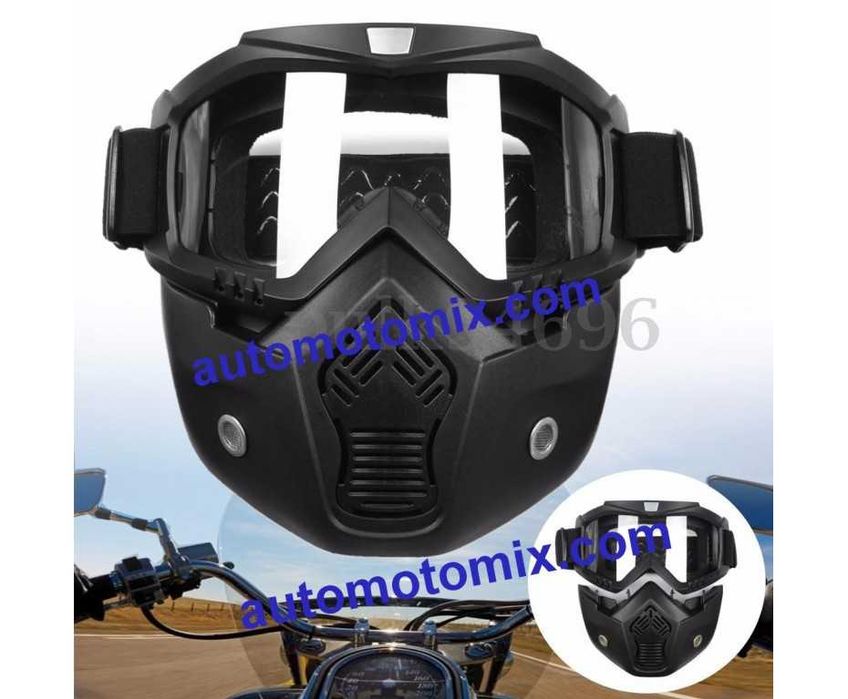 Очила и маска за мотор- ПРОЗРАЧНА 2062