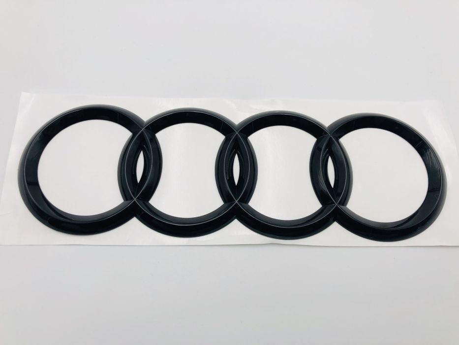 Emblema Audi spate negru 203 mm