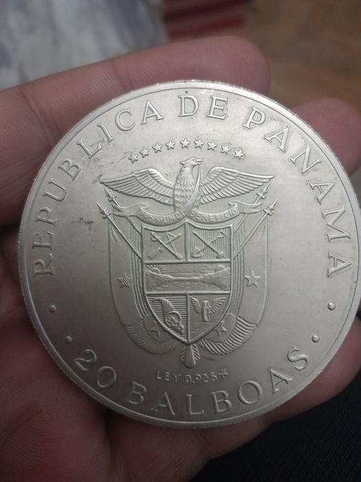 Vand monede 20 balboas Panama