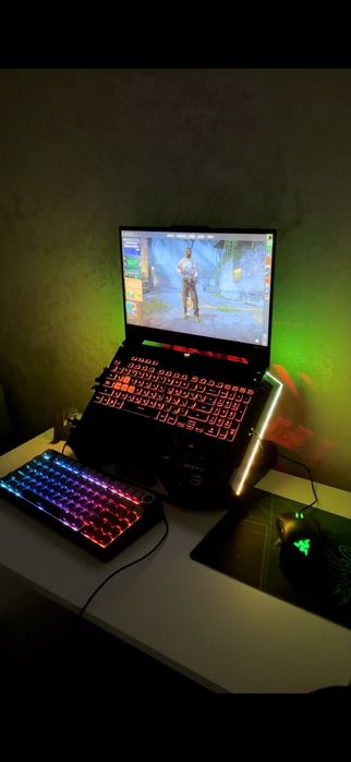 Ноутбук Игровой Asus Tuf Gaming A15 +клава мышь наушники куллер