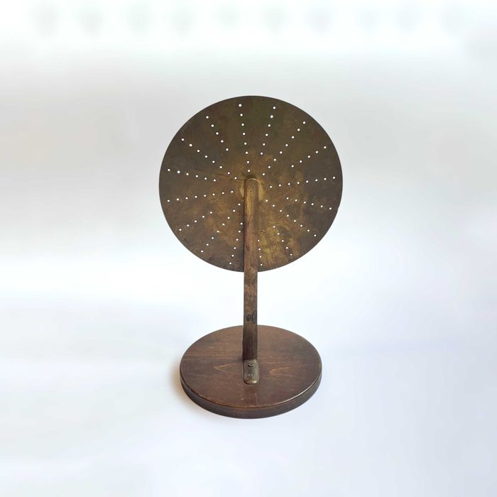 Винтидж ръчно изработен стробоскоп диск училищен прибор, 19ти–20ти век