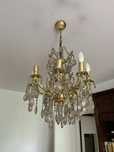 2 Candelabre cristal autentic