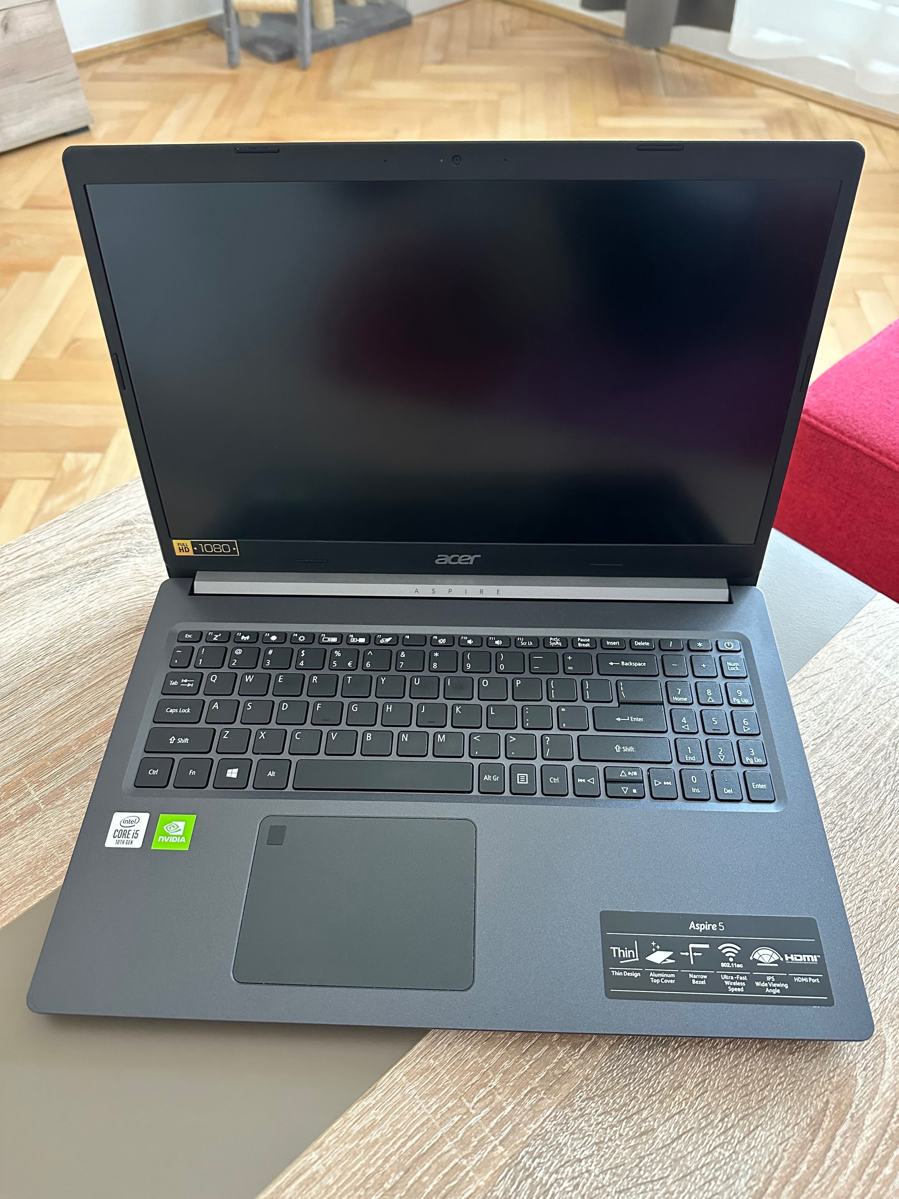 Laptop Acer Aspire 5 Intel Core i5, RAM 8GB, SSD 512GB