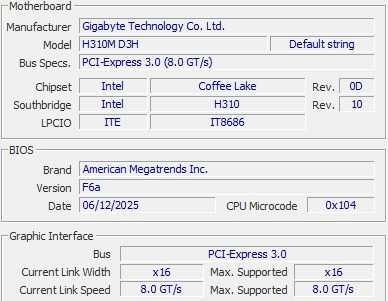KIT I7 9700 32 GB RAM 128 SSD 2TB HDD